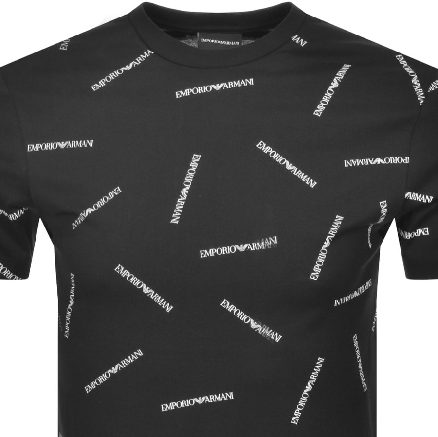 Alternative Image for ProductEmporio Armani Crew Neck T Shirt Black2